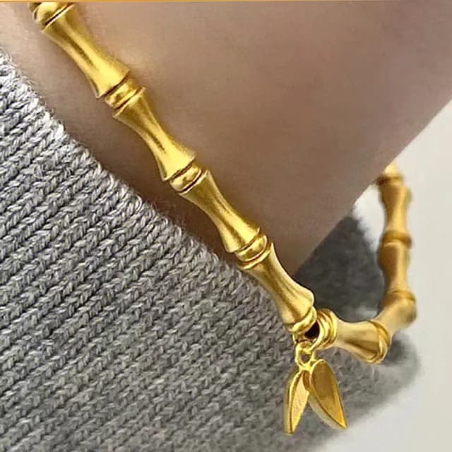 【KT DADA】雙11 925純銀手鍊 女生手鍊 竹節手鏈 女復古中國風 情人節禮物女朋友 浪漫禮物 古風