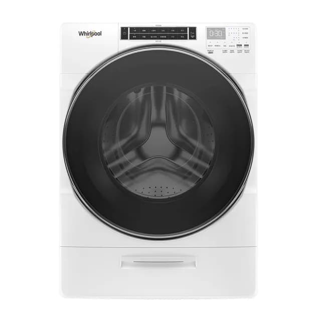 【Whirlpool 惠而浦】家電速配17公斤+16公斤〔天然〕瓦斯乾衣機+變頻滾筒蒸氣洗 (8TWFW8620HW+8TWGD8620HW)