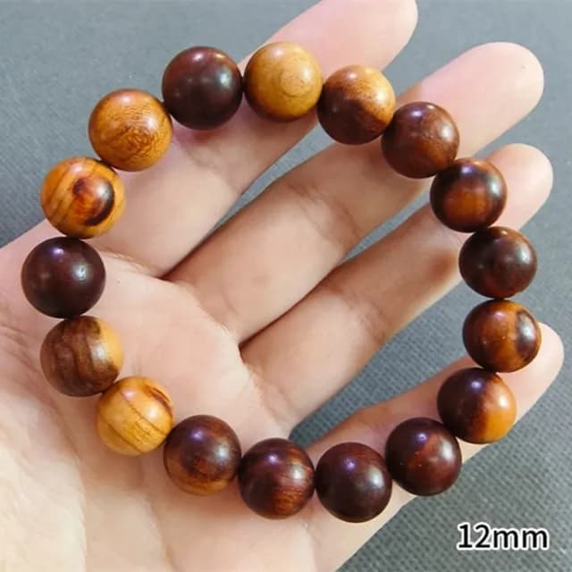 【Penny珮妮】雷擊木佛珠手鍊12mm(母親節 父親節 送男友 交換禮物  生日禮 情人節 尾牙 新年 結婚)