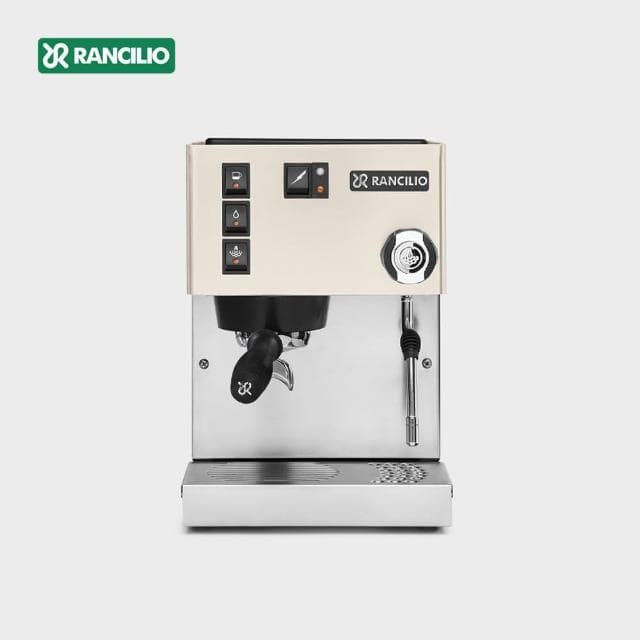 【Rancilio 藍奇里奧】Silvia 單鍋爐單孔 家用半自動義式咖啡機(時尚白)
