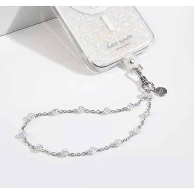 【KATE SPADE】手機掛鍊 絕色佳麗(精品時尚 手鍊)