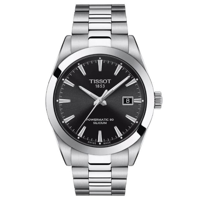 【TISSOT 天梭 官方授權】GENTLEMAN系列 機械腕錶 母親節 禮物 推薦(T1274071105100)