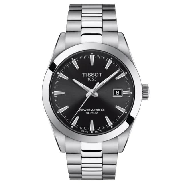 【TISSOT 天梭 官方授權】GENTLEMAN系列 機械腕錶 畢業禮物 送禮 推薦(T1274071105100)