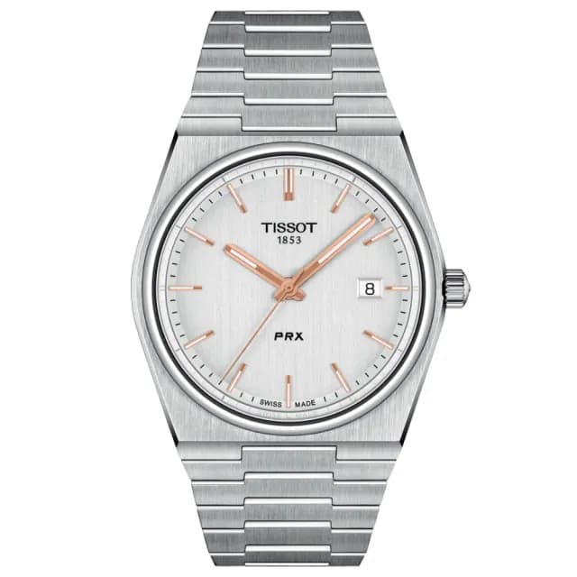 【TISSOT 天梭 官方授權】PRX系列 1970年代復刻 時尚腕錶 畢業禮物 送禮 推薦(T1374101103100)