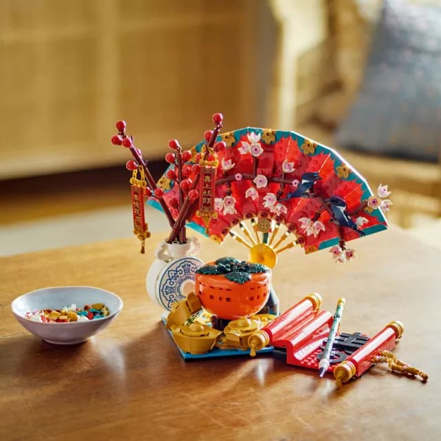 【LEGO 樂高】節慶系列 80117 五福迎春(新年賀禮 蛇年禮物 送禮)