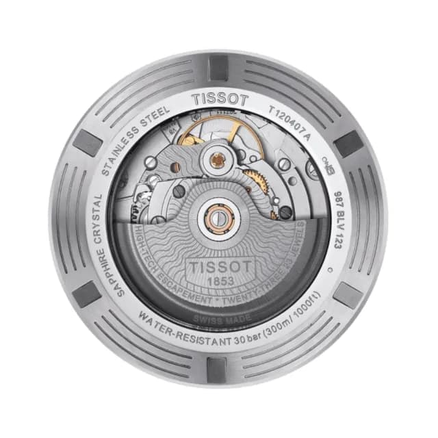 【TISSOT 天梭 官方授權】SEASTAR1000海星系列 潛水機械腕錶 父親節 禮物 送禮 推薦(T1204071105100)