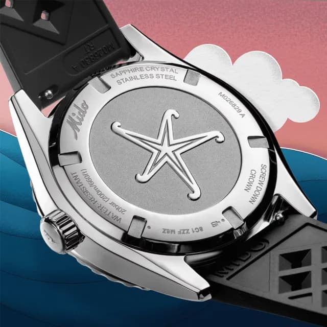 【MIDO 美度】OCEAN STAR 海洋之星 GMT 機械腕錶 父親節 禮物 送禮 推薦(M0268291705100)
