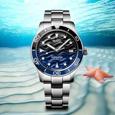 【MIDO 美度】M026.907.11.041.00 陳漢典 廣告配戴款 OCEAN STAR 39 海洋之星潛水機械錶(M0269071104100)
