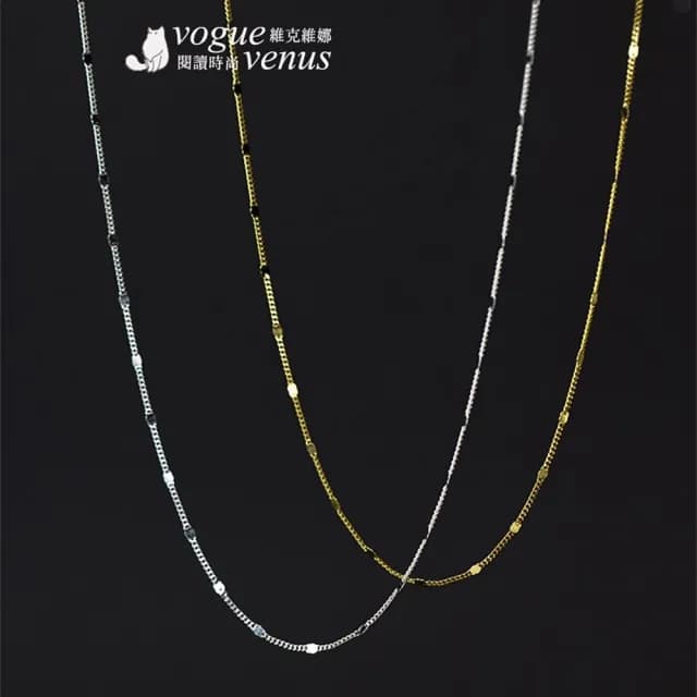 【維克維娜】星光點點925純銀項鍊鎖骨鍊