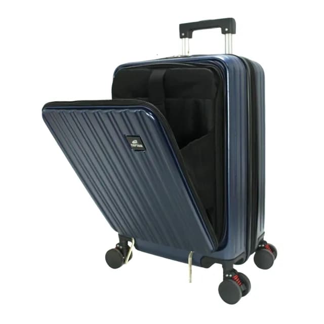 【Captain】里昂 20吋 前開海關鎖避震輪行李箱(側開 前開 多色可選 海關鎖 避震輪)