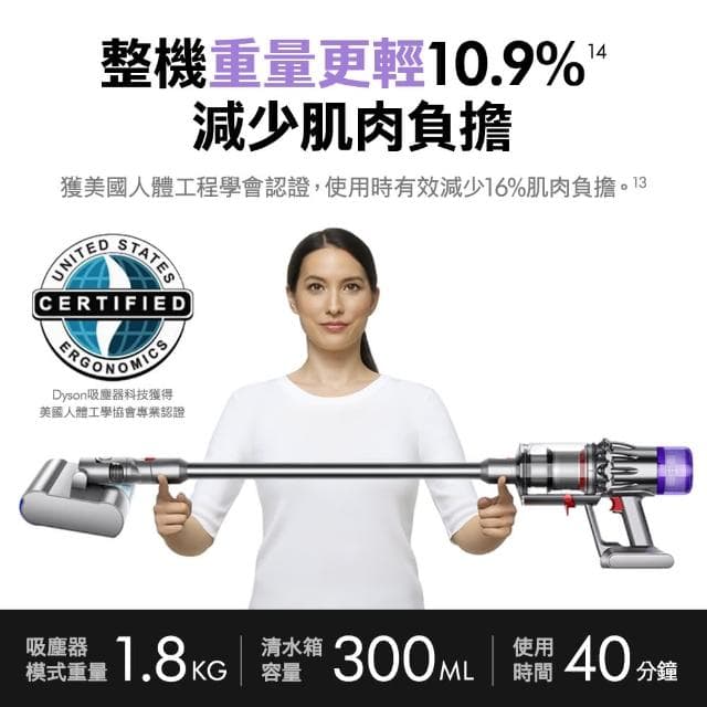 【dyson 戴森】HD16智慧溫控吹風機(綠松石)+ SV52 輕量無線洗地吸塵器(銀灰)(超值組)
