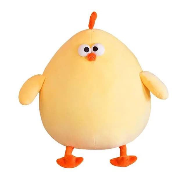 【拼創生活】蹲蹲雞抱枕/90cm(雞抱枕 雞玩偶 生日禮物 交換禮物 抱枕 雞娃娃 可愛抱枕 抱枕娃娃)
