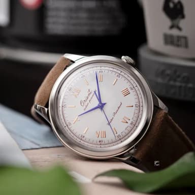【ORIENT 東方錶】75週年復古三針太陽能腕錶-38.4mm(RA-WK0006S)