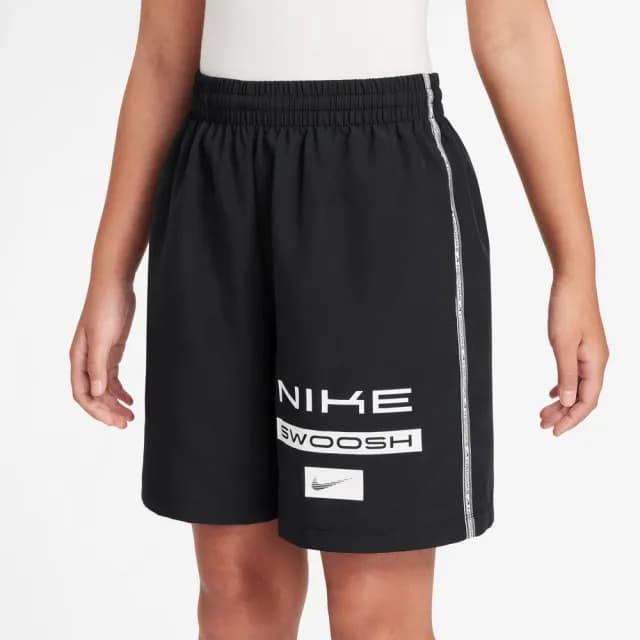 【NIKE 耐吉】短褲 童裝 男童 大童 運動褲 B NK DF MULTI SHORT WVN LOVE 黑 HJ3801-010
