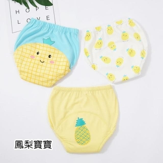 【橘魔法】（3件一組）卡通印花防水學習褲(3層 尿布褲 內褲 屁屁褲 夏天戒尿布 男童 女童 兒童 童裝)