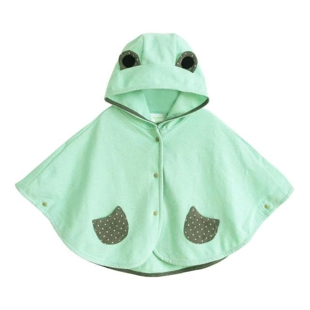 【Baby童衣】新生兒純棉動物披風 寶寶外套 42071(嬰兒服)