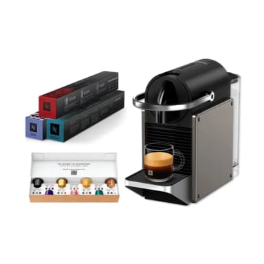 【Nespresso】膠囊咖啡機 Pixie(咖啡底蘊體驗組30顆/送禮/入厝/義式)