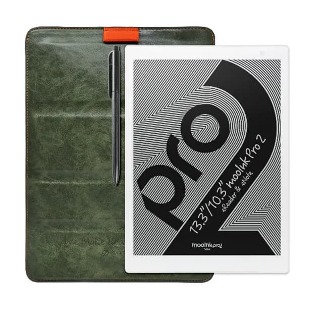 【Readmoo 讀墨】mooInk Pro 10.3 吋折疊皮套－大地棕/遠山綠