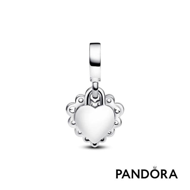 【Pandora 官方直營】璀璨之心雙墜吊飾
