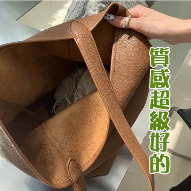 【MoonDy】情人節禮物 水桶包 女包 通勤包 復古包包 皮革包包 單肩包 大容量 大水桶包 肩背包  腋下包 子母