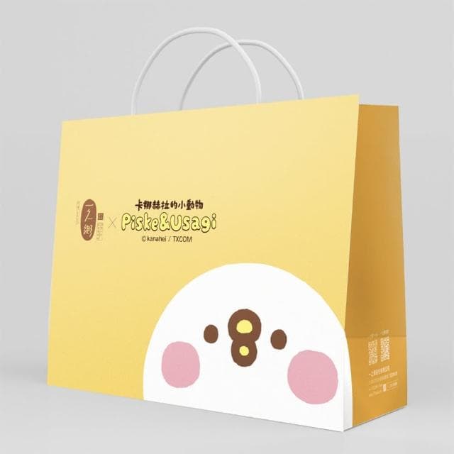 【一之鄉】卡娜赫拉的小動物 HoneyBee甜心禮盒x6盒(彌月禮盒/附專屬提袋/常溫蛋糕)