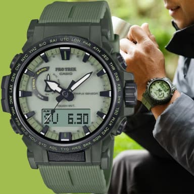 【CASIO 卡西歐】PRO TREK 登山系列太陽能戶外手錶 送禮 禮物 推薦(PRW-61LD-3)