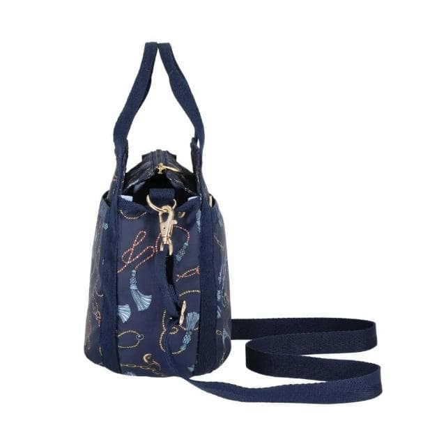 【Lesportsac】斜背手提兩用包 側背包 隨身包 母親節 送禮 禮物(湛藍海鍊)