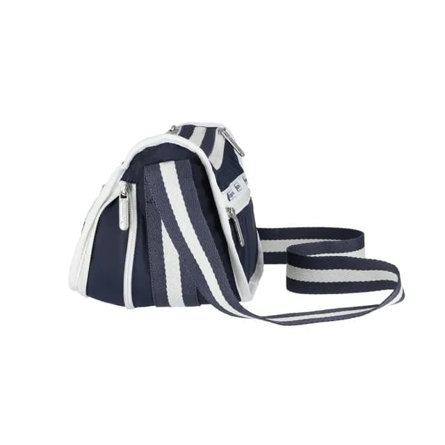 【Lesportsac】小型斜背包 側背包 隨身包 送禮 禮物 女包 男包 禮物 送禮(滾邊深海藍)