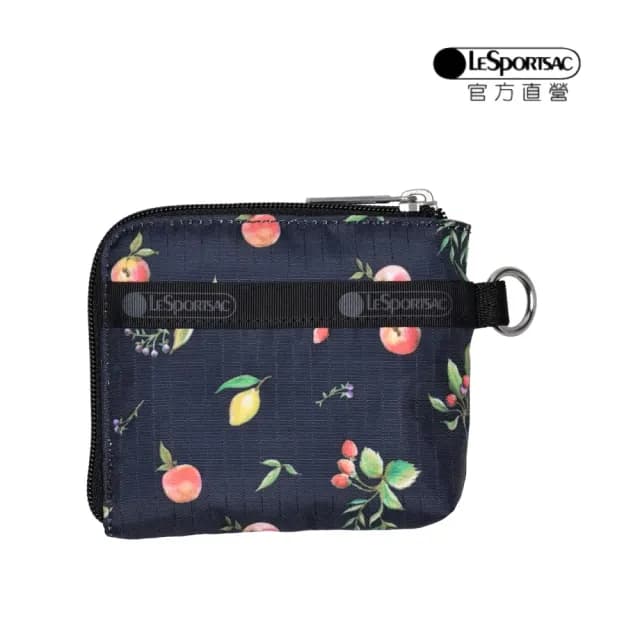 【LeSportsac官方直營】輕量尼龍 極簡輕薄錢包(1112 盛夏果實)
