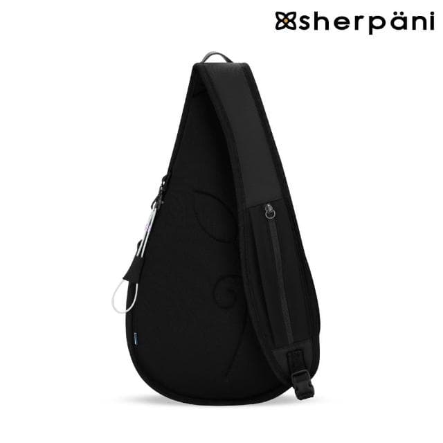 【Sherpani】母親節禮物 防盜多功能斜肩包-25I Esprit AT 10L｜黑色(安全鎖 防割 防盜錄 環保)