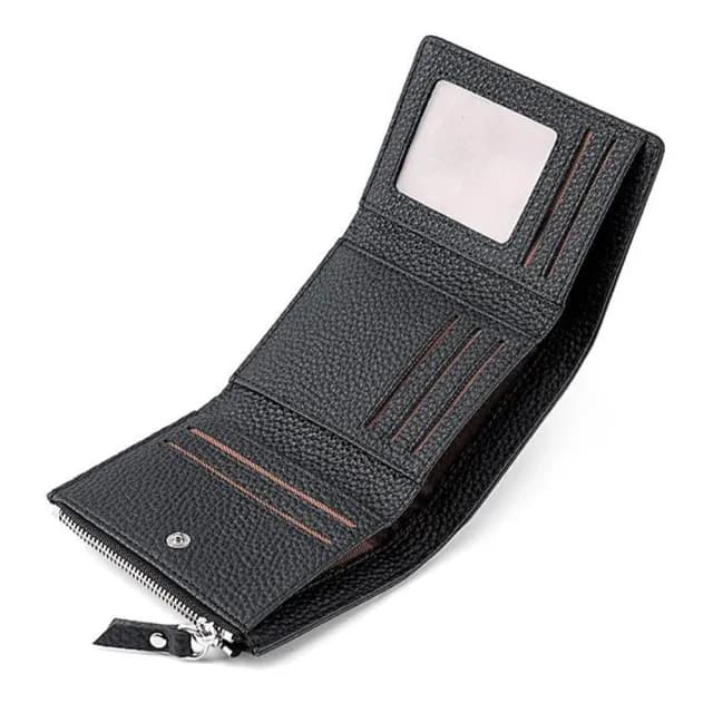 【LEEHER】三折錢包/錢包/短夾/女錢包/皮夾/日式錢包/牛皮錢包/信用卡包/卡夾/防