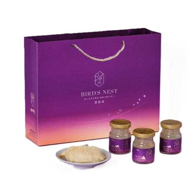 【御華生】頂級濃燕窩 6入禮盒（附提袋）(營養師強力推薦 送禮首選 伴手禮 燕盞)