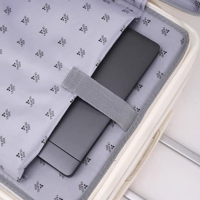 【TRAVEL FOX 旅狐】26吋簡約前開拉鍊行李箱