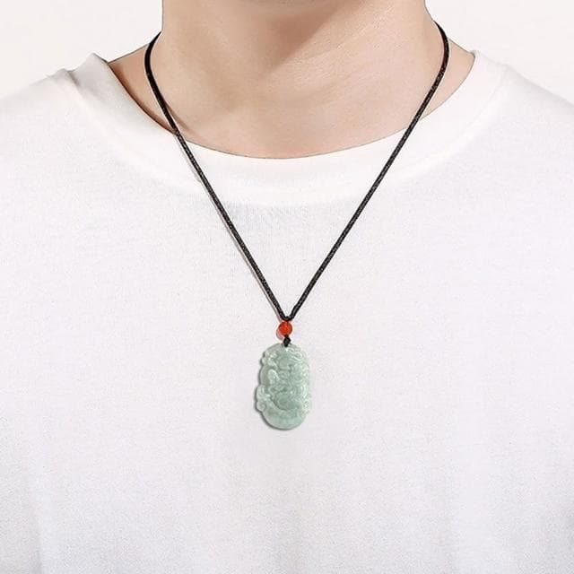 【MoonDy】翡翠 飾品 吊墜 玉石項鍊 招財納福 保平安 翡翠項鍊 十二生肖 情侶項鍊 男女同款 小禮物 禮物