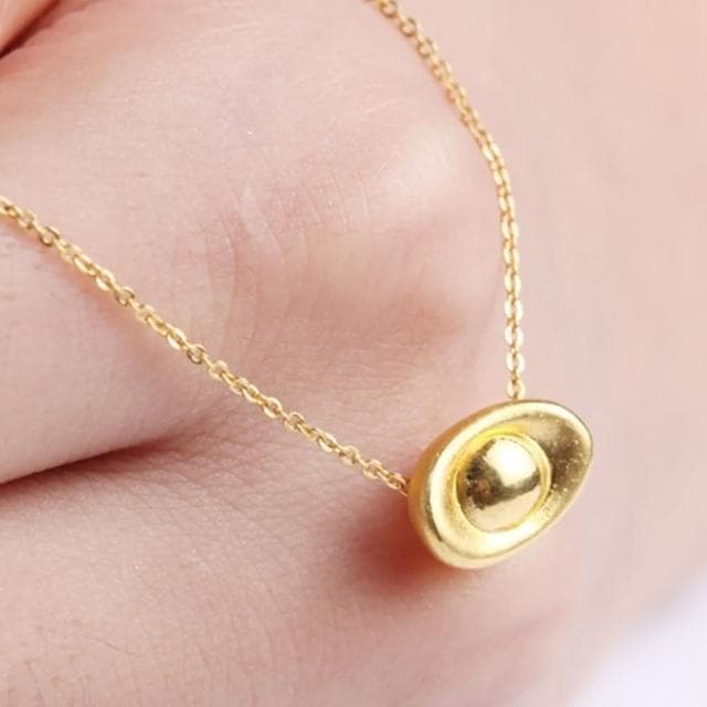 【Penny珮妮】999黃金迷你元寶項鍊(母親節禮物 交換禮物 送女友 生日禮物 情人節 尾牙 新年禮物 結婚)