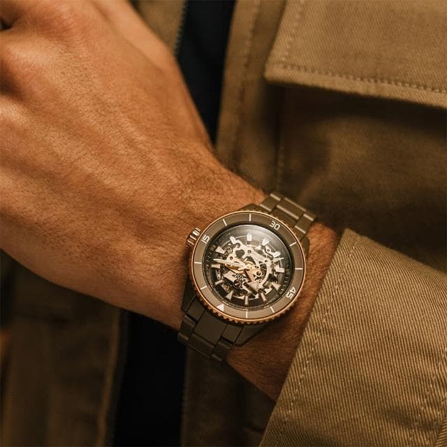 【Rado 雷達表 官方授權】庫克船長高科技陶瓷鏤空機械錶-43mm R03推薦 送禮 禮物 推薦(R32150162)