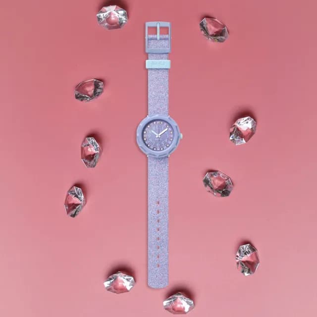 【Flik Flak】兒童手錶 LILAXUS /兒童禮物/安全防水/瑞士製造 FCSP102(36.7mm)