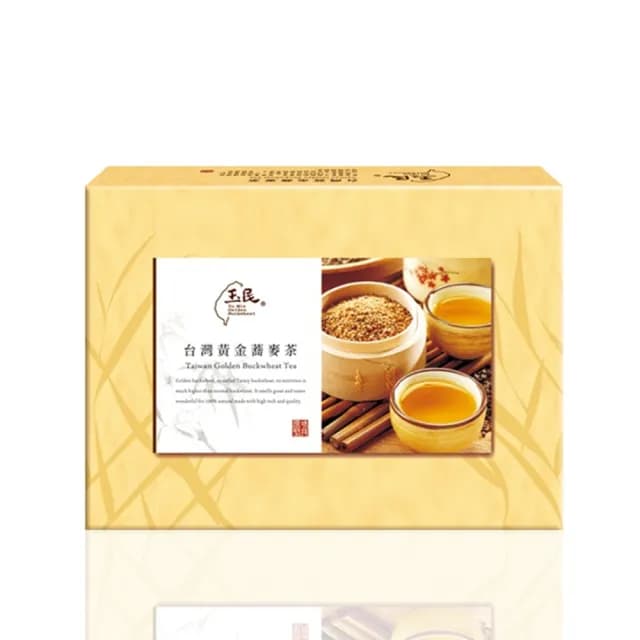 【玉民】台灣100%黃金蕎麥茶禮盒1盒(共40入；7gx1入)