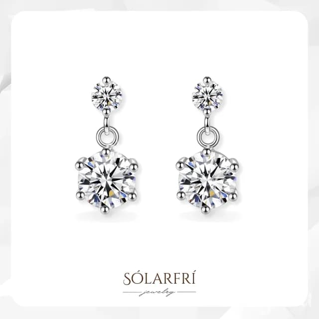 【SOLARFRi】銀針耳環｜閃耀輕奢小眾款親膚低敏 附品牌禮盒包裝(閨蜜情人女友母親老婆禮物)