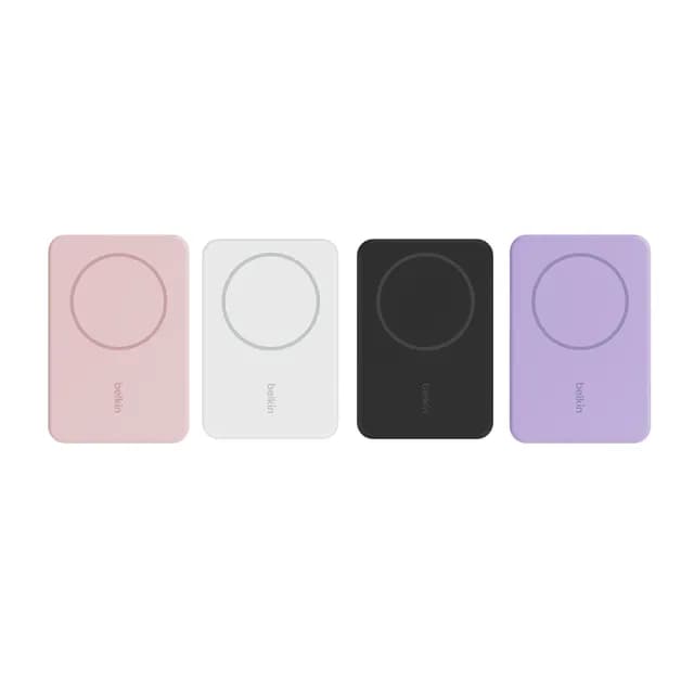 【BELKIN】5000mAh 7.5W 1孔磁吸式MagSafe無線充電行動電源(BPD004)