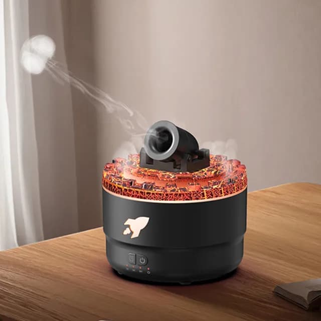 【Redbox】仿真熔岩裂紋砲台香薰機(擴香器)