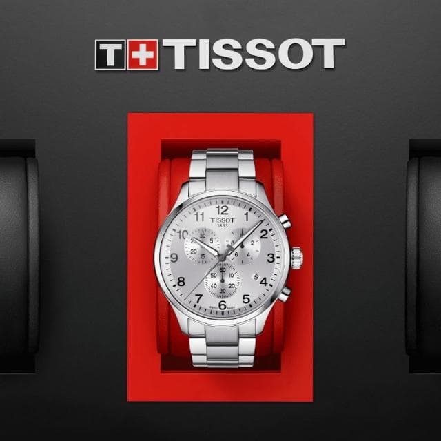 【TISSOT 天梭】CHRONO XL 韻馳系列 三眼計時腕錶 母親節 禮物 推薦(T1166171103700)