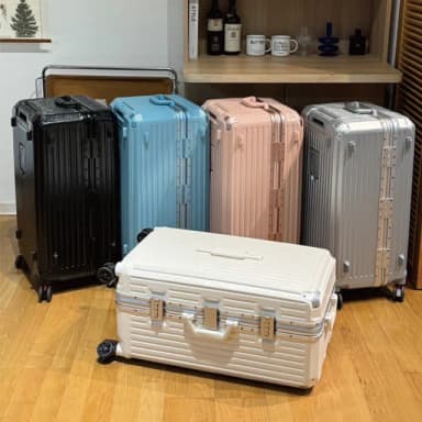 【Honeymoon】29吋萬用杯架USB充電行李箱(旅行箱/鋁框行李箱/胖胖箱)