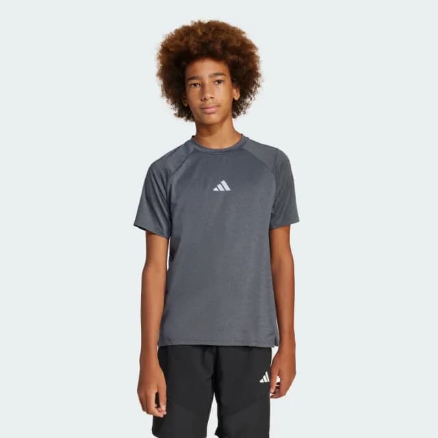 【adidas 愛迪達】短袖上衣 T恤 童裝 JJ5050