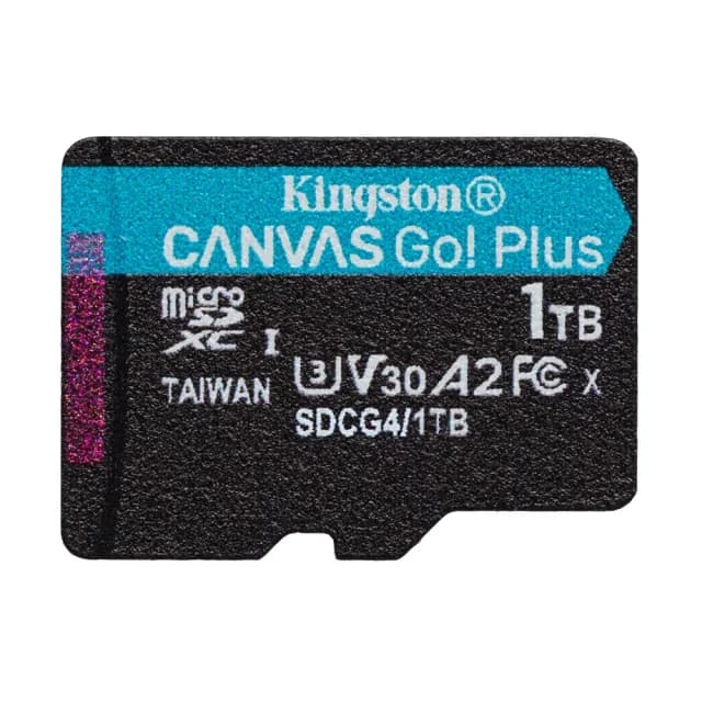 【Kingston 金士頓】Canvas Go Plus microSD 1TB 記憶卡(SDCG4/1TB)