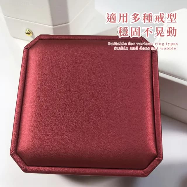 【心之歸屬】LED燈精緻求婚戒指盒(鑽戒盒 飾品展示盒 珠寶盒 飾品收納 禮品 禮物 情人節 包裝)