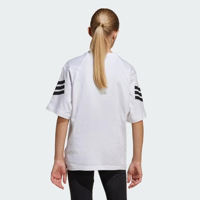 【adidas 愛迪達】FUTURE ICONS 3-STRIPES 短袖上衣 T恤 童裝 JN8088