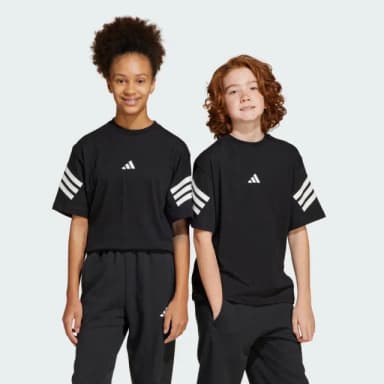 【adidas 愛迪達】FUTURE ICONS 3-STRIPES 短袖上衣 T恤  童裝 JN8092