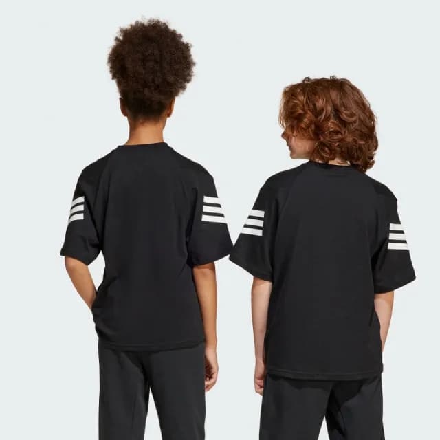 【adidas 愛迪達】FUTURE ICONS 3-STRIPES 短袖上衣 T恤  童裝 JN8092