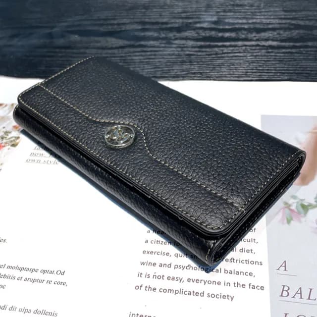 【LEESA】雙11 長夾\長款錢包\錢包\皮夾\大容量錢夾\多卡位卡包\牛皮錢包\招